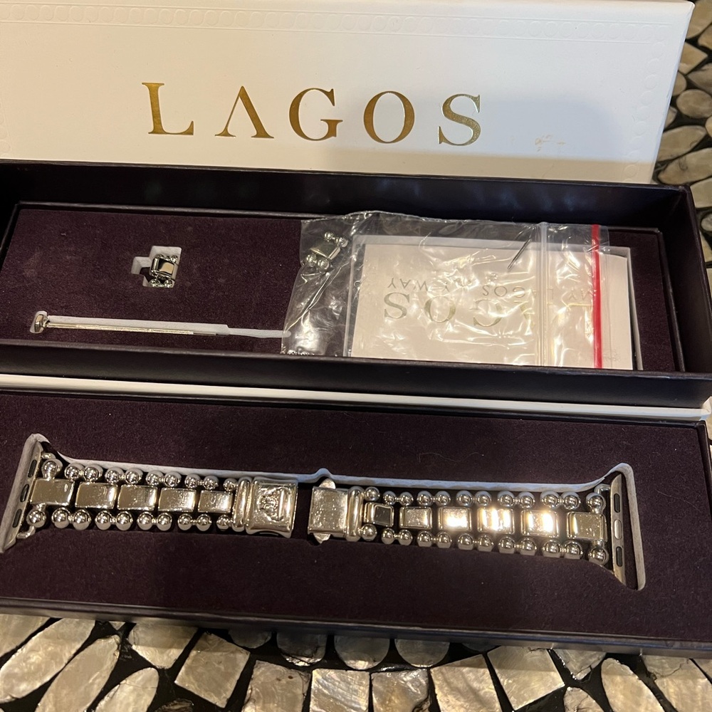 Lagos Silver Caviar Women’s Watch Band Bracelet